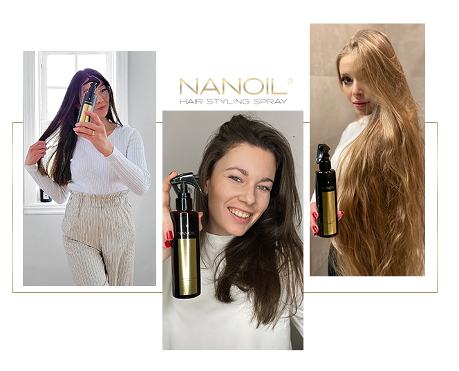 nanoil hair styling spray